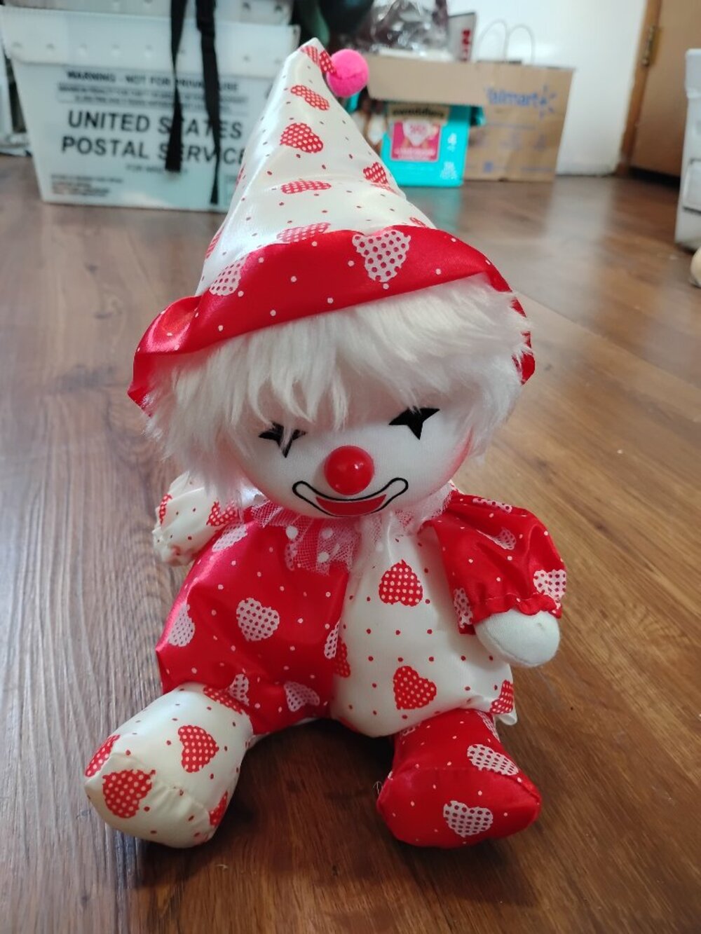 Vintage Faratak Clown Wind Up Musical Toy
